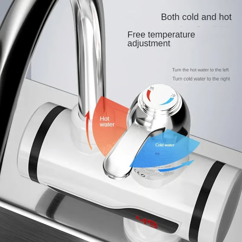 Instant electric heating faucet