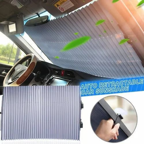 Retractable Window Roller Sunshade