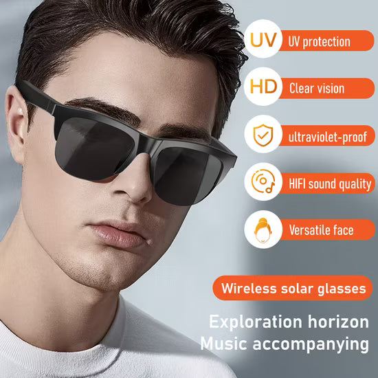 Smart Sunglasses with Bluetooth Headphones