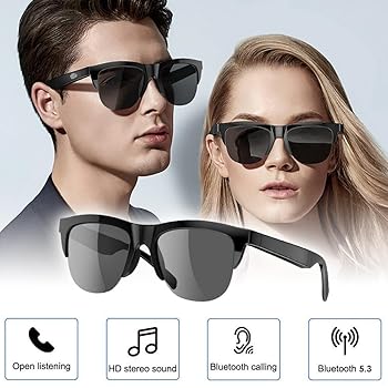Smart Sunglasses with Bluetooth Headphones