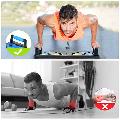 Foldable Push-Up Board – Full Upper Body Workout Anywhere