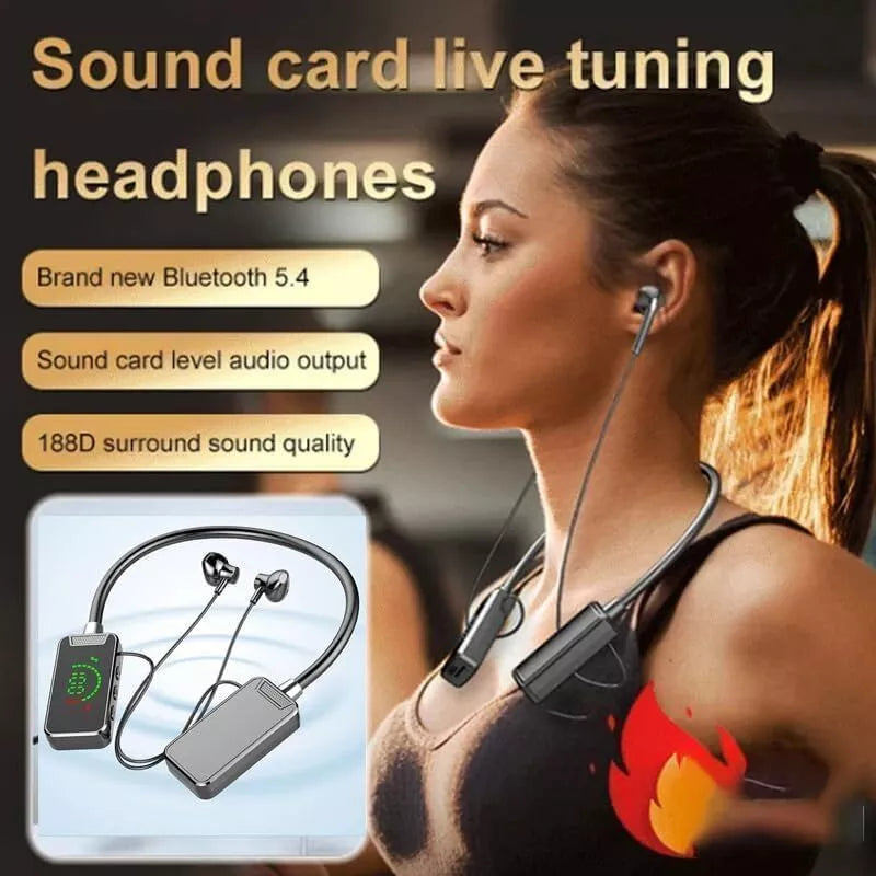Bluetooth Headset Wireless Sports Neck