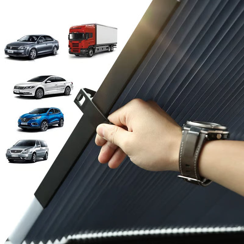 Retractable Window Roller Sunshade